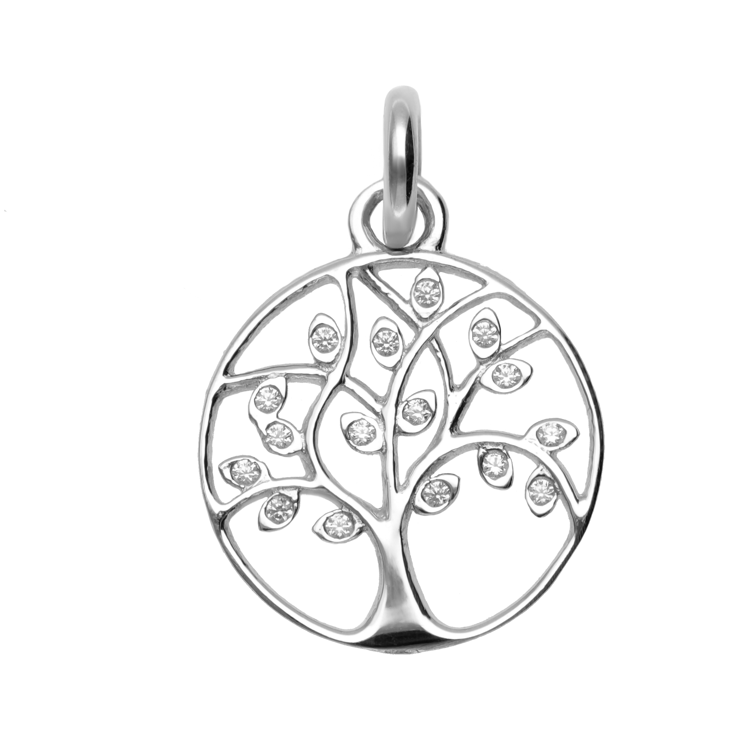 Colgante Árbol de la Vida pequeño con Circón